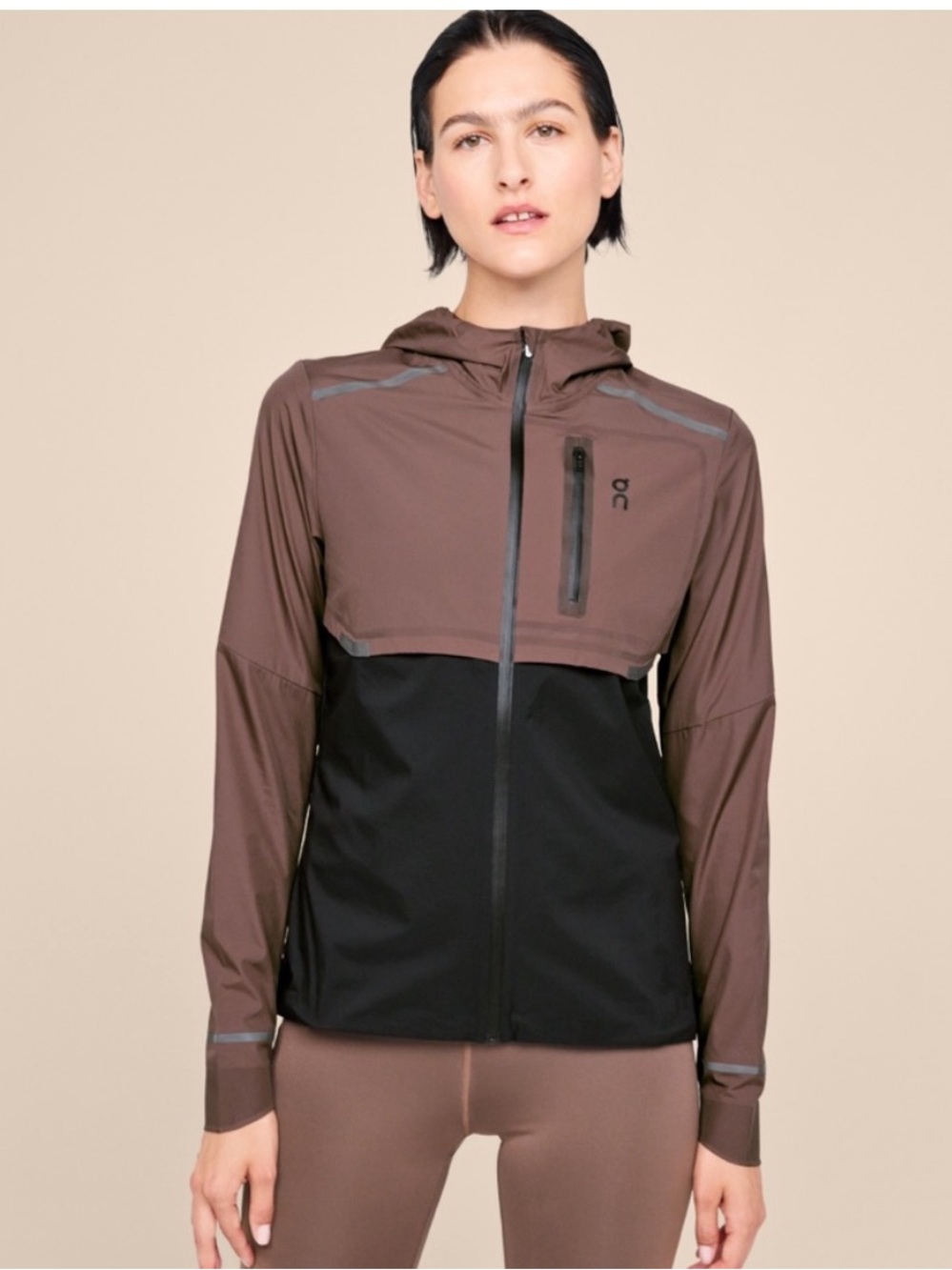 On Running Weather Jacket women’s small grape / black